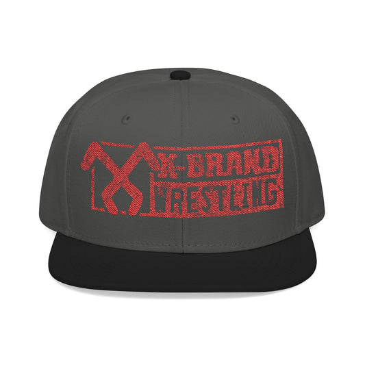 X-Brand Wrestling - Logo Snapback Embroidered Hat