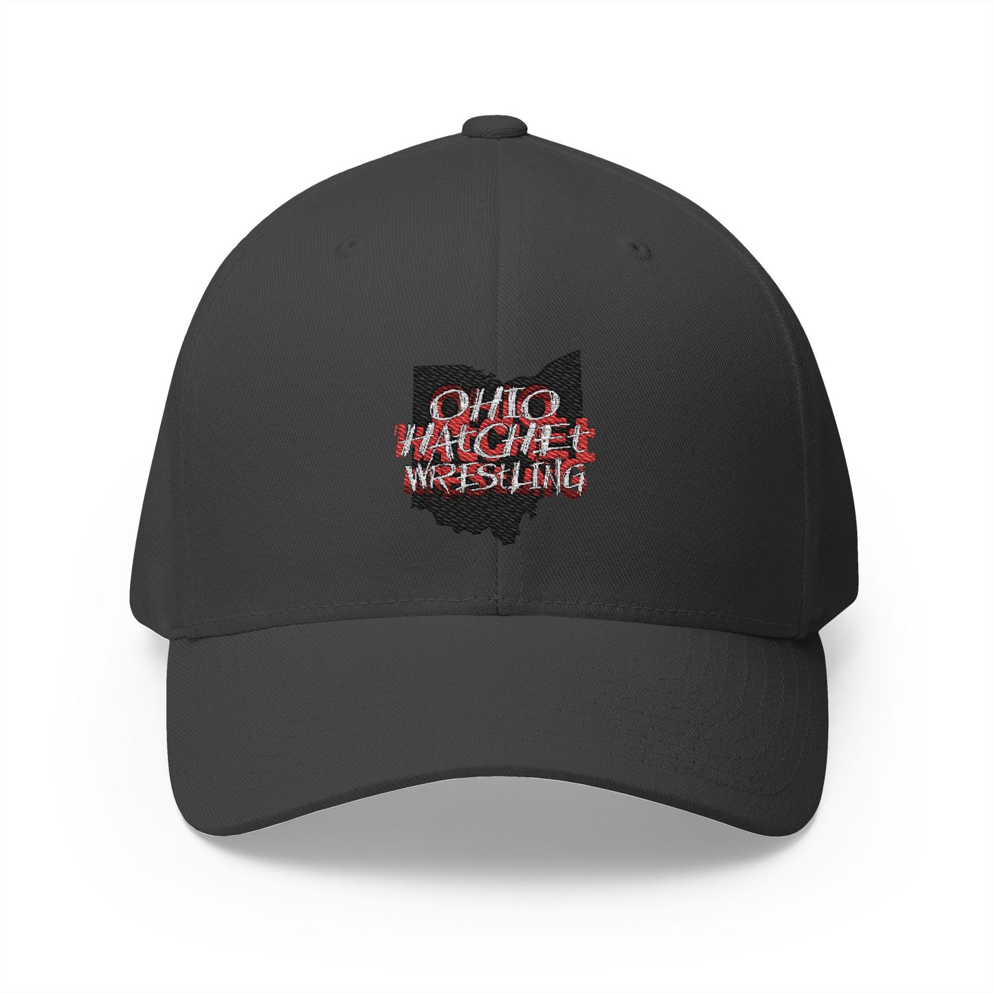 Ohio Hatchet Wrestling - Logo Fitted Embroidered Hat
