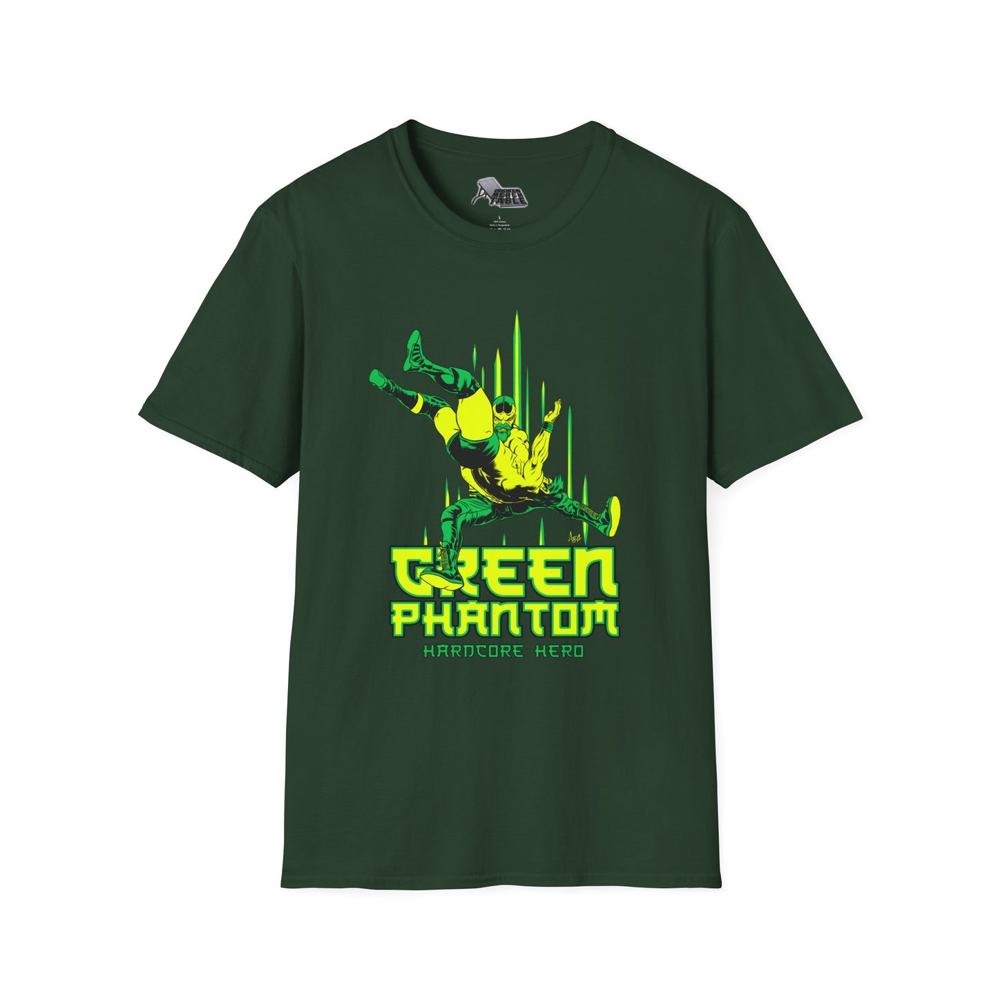 Green Phantom - Hardcore Hero T-Shirt