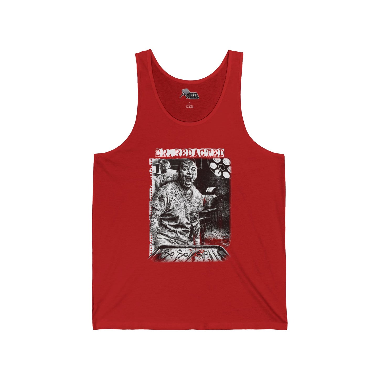 Dr. Redacted - Yelling Guy Tank Top