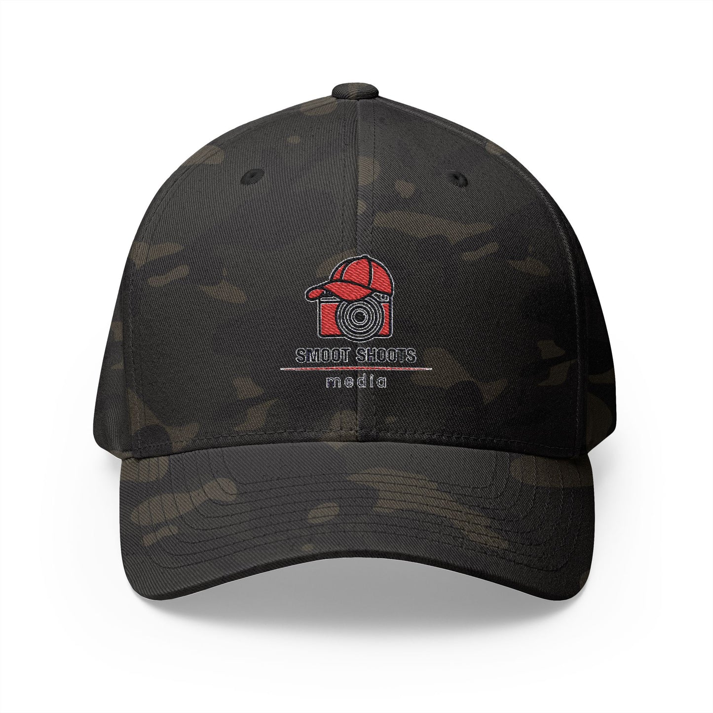 Smoot Shoots Media - Logo Fitted Embroidered Hat
