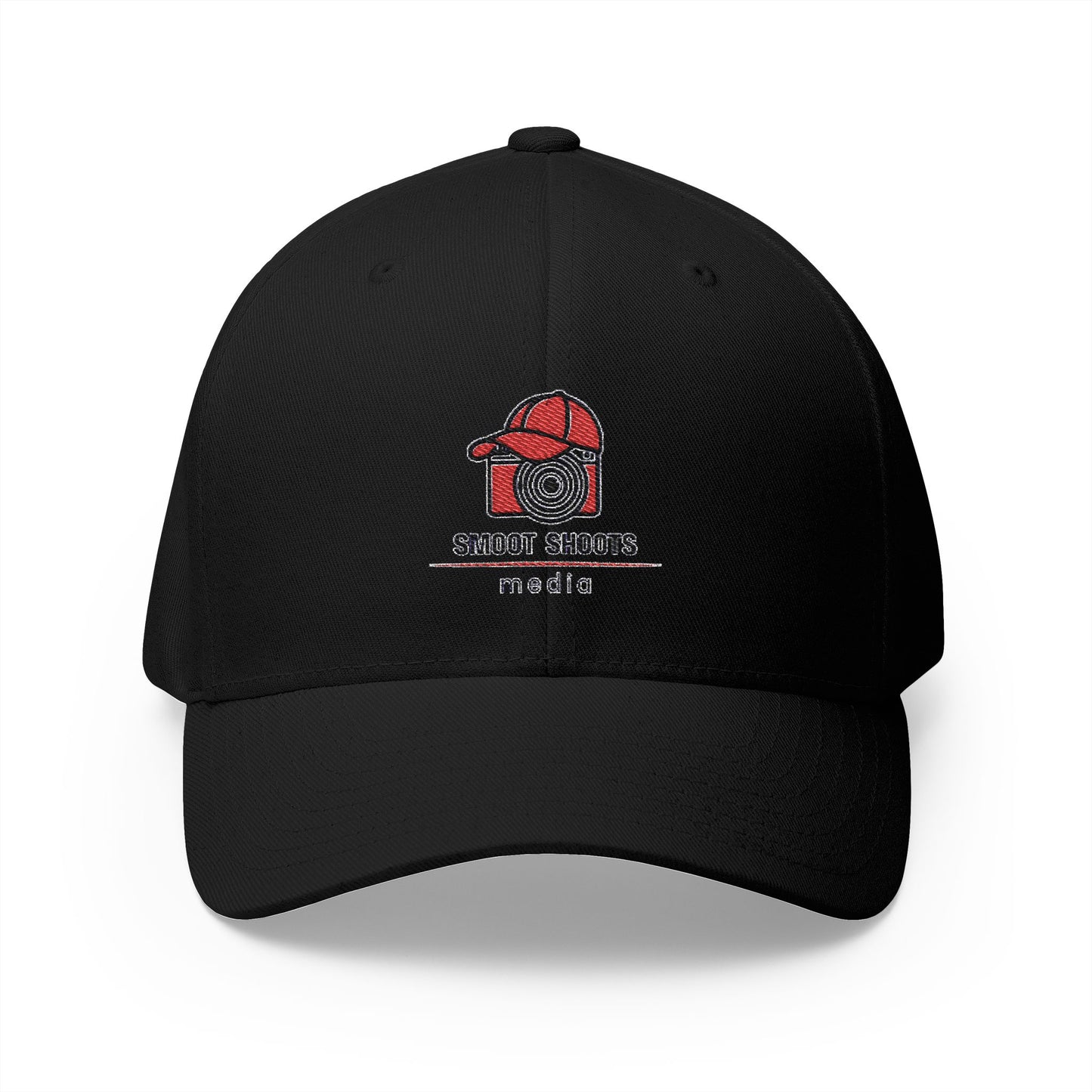 Smoot Shoots Media - Logo Fitted Embroidered Hat