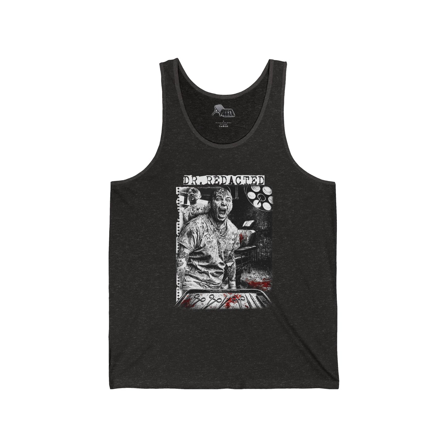 Dr. Redacted - Yelling Guy Tank Top