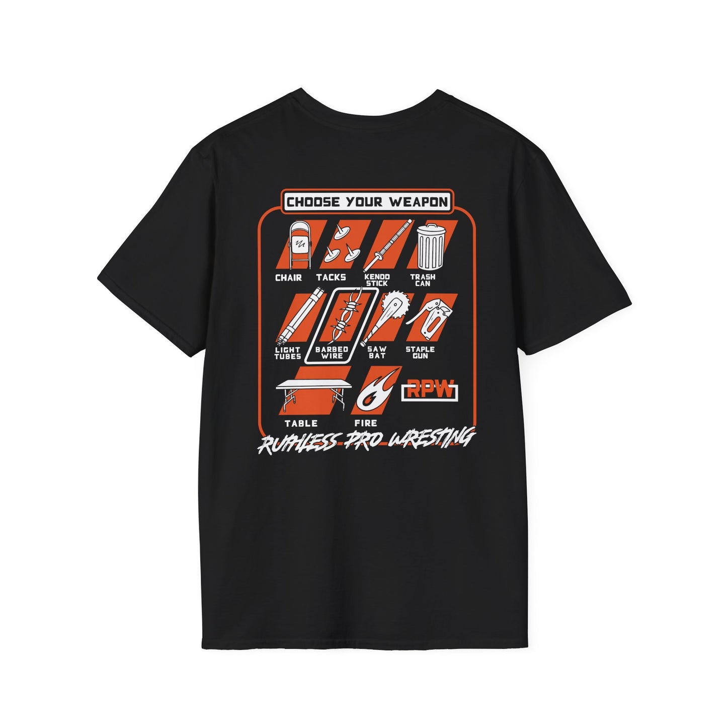 Ruthless Pro Wrestling - Video Games Front/Back T-Shirt