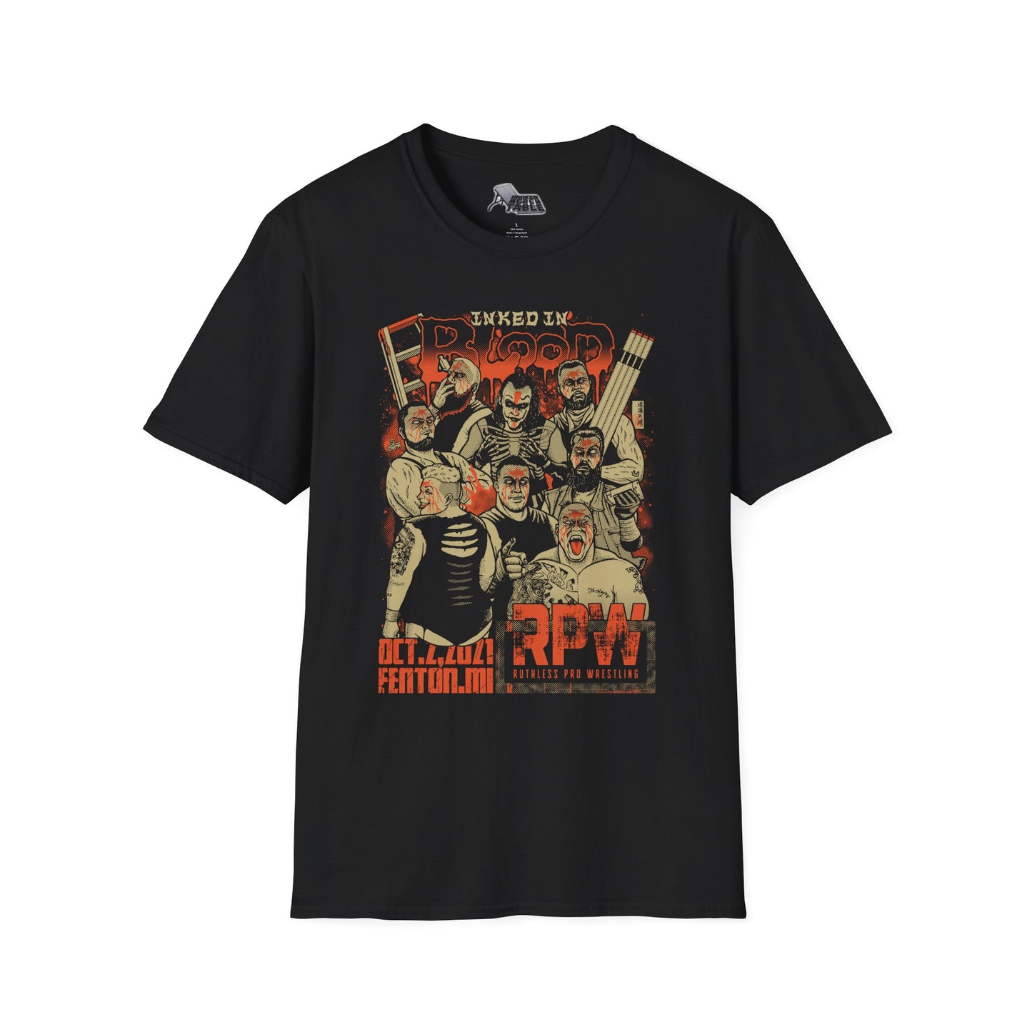 Ruthless Pro Wrestling - Inked In Blood EVENT T-Shirt