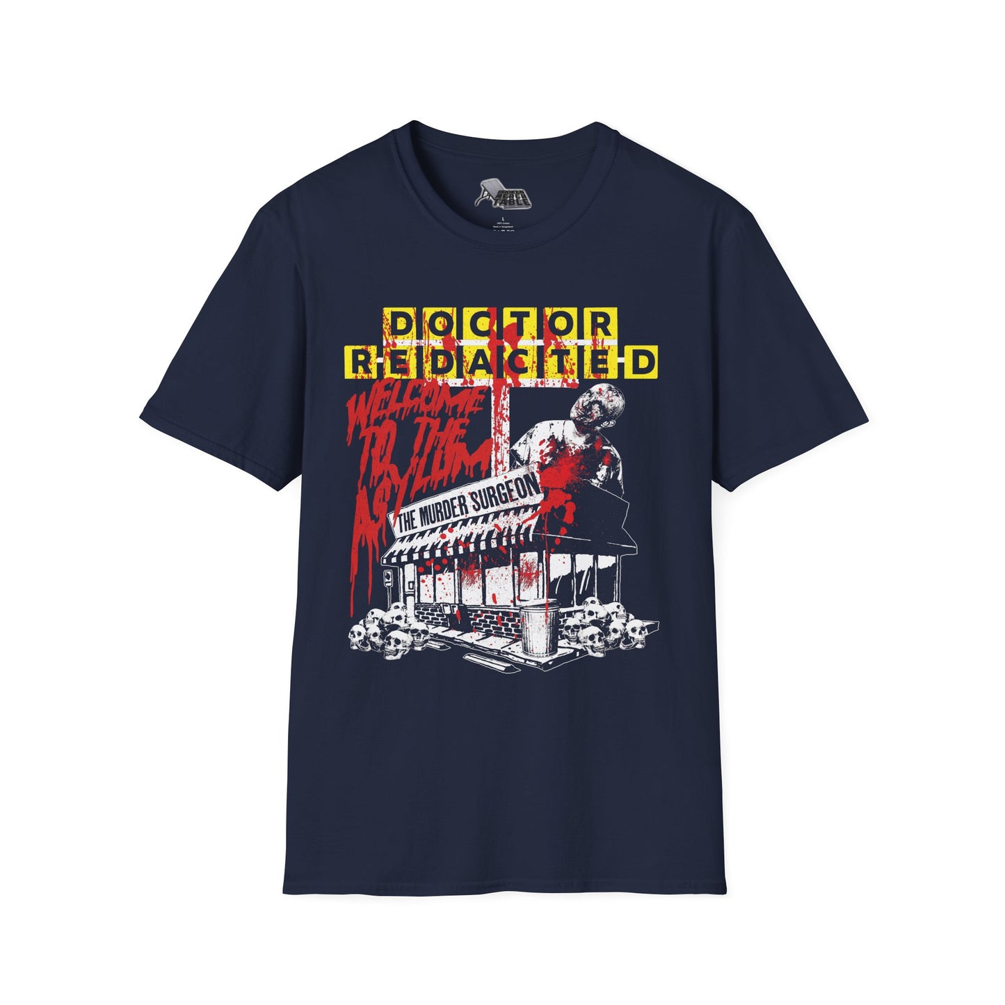 Dr. Redacted - Welcome To The Asylum T-Shirt