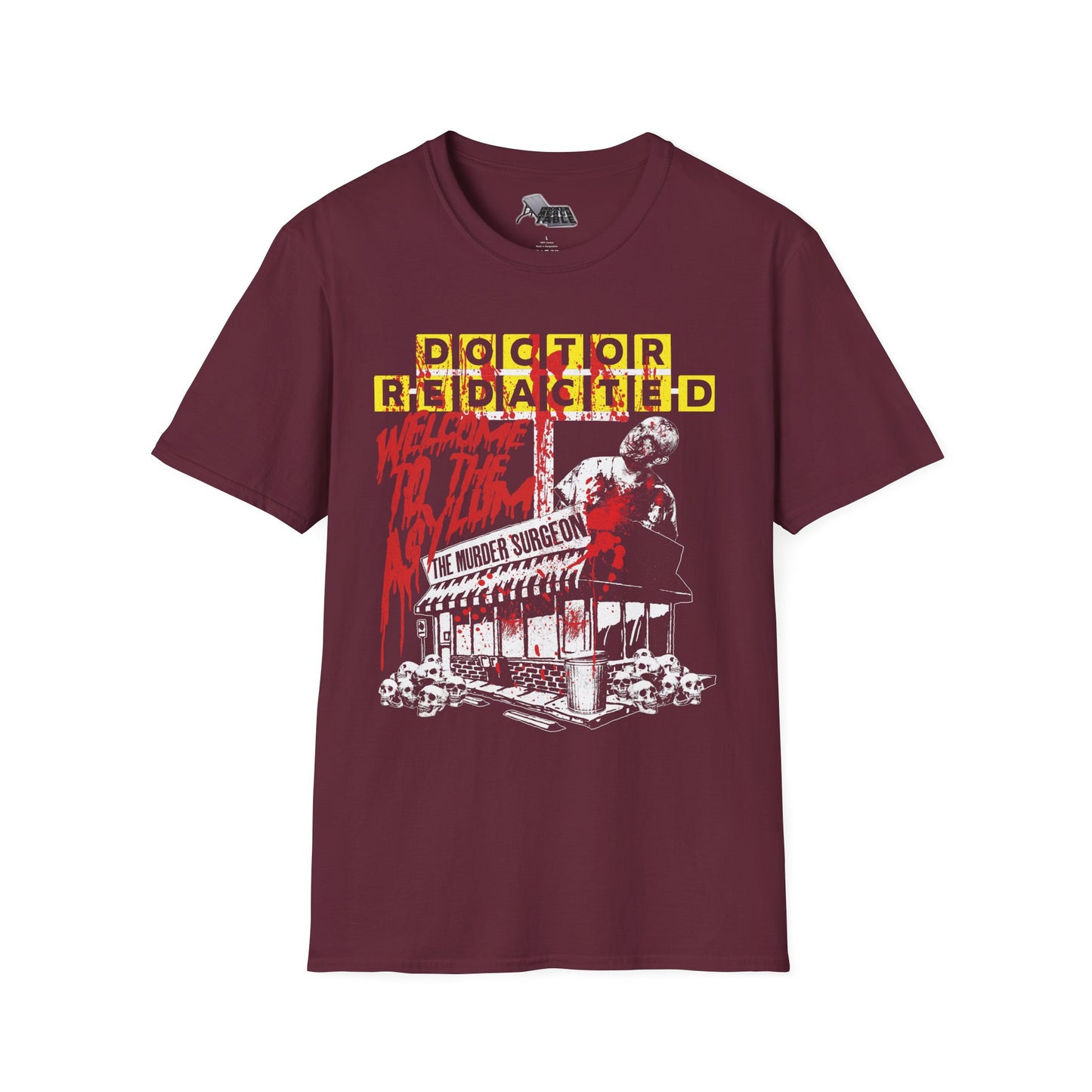Dr. Redacted - Welcome To The Asylum T-Shirt
