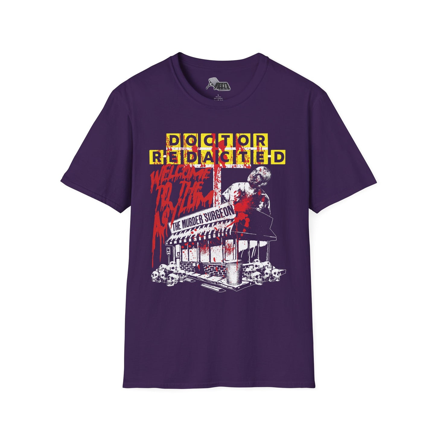 Dr. Redacted - Welcome To The Asylum T-Shirt