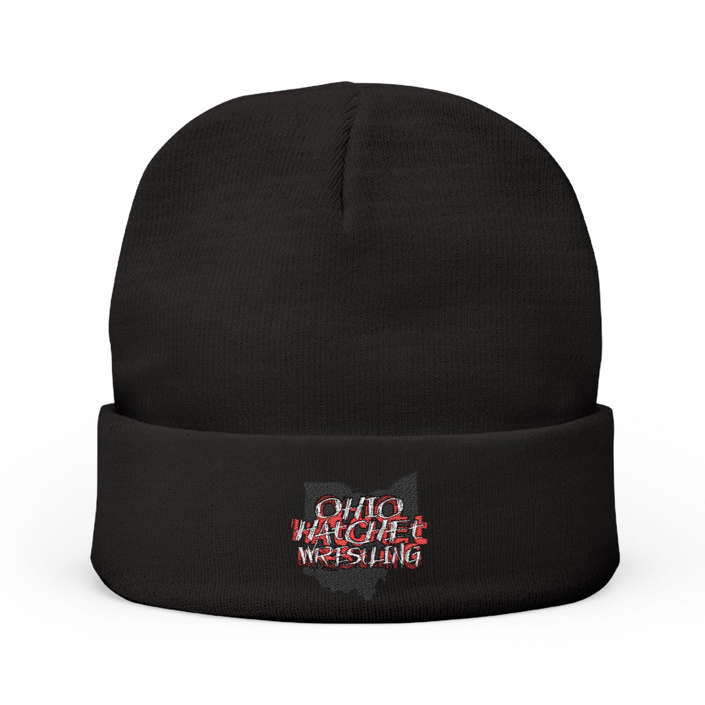 Ohio Hatchet Wrestling - CLASSIC Logo Embroidered Beanie