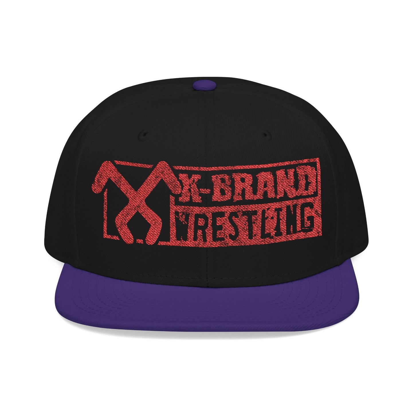 X-Brand Wrestling - Logo Snapback Embroidered Hat