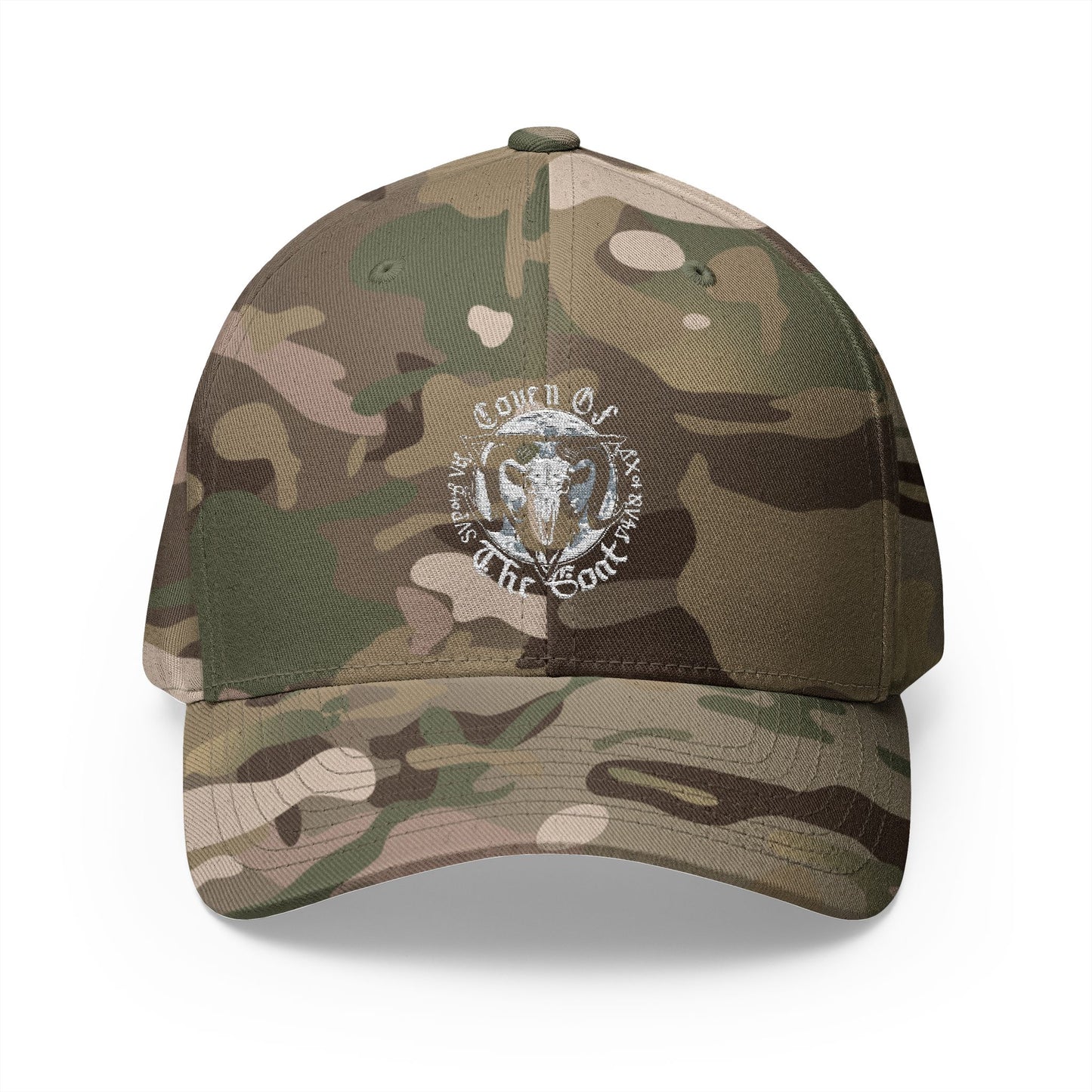 Coven Of The Goat - Logo Fitted Embroidered Hat - S-XL