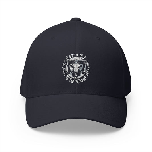 Coven Of The Goat - Logo Fitted Embroidered Hat - S-XL