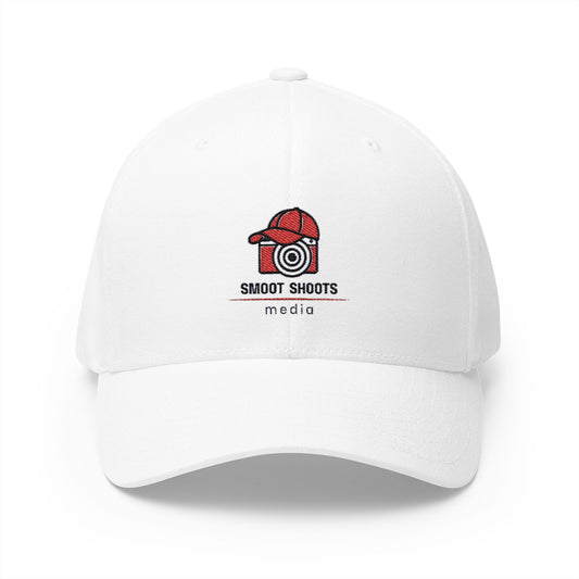 Smoot Shoots Media - Logo Fitted Embroidered Hat - S-XL