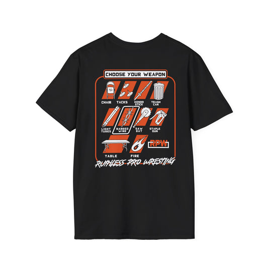 Ruthless Pro Wrestling - Video Games Front/Back T-Shirt