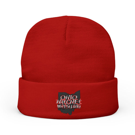 Ohio Hatchet Wrestling - CLASSIC Logo Embroidered Beanie